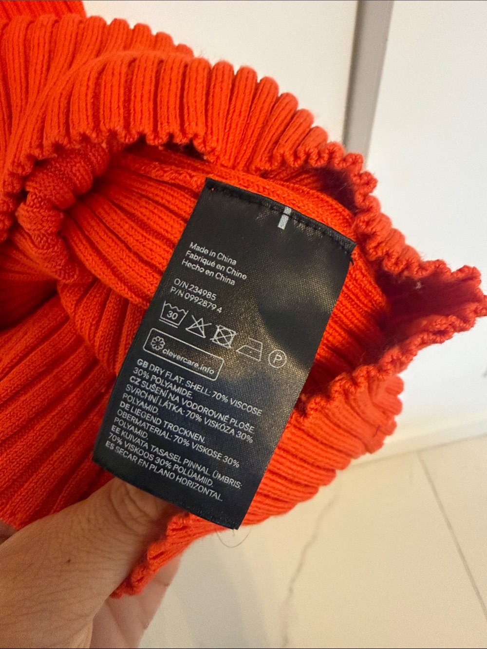 H&M Red Ribbed Maxi Tank Dress - Picture 3 of 3